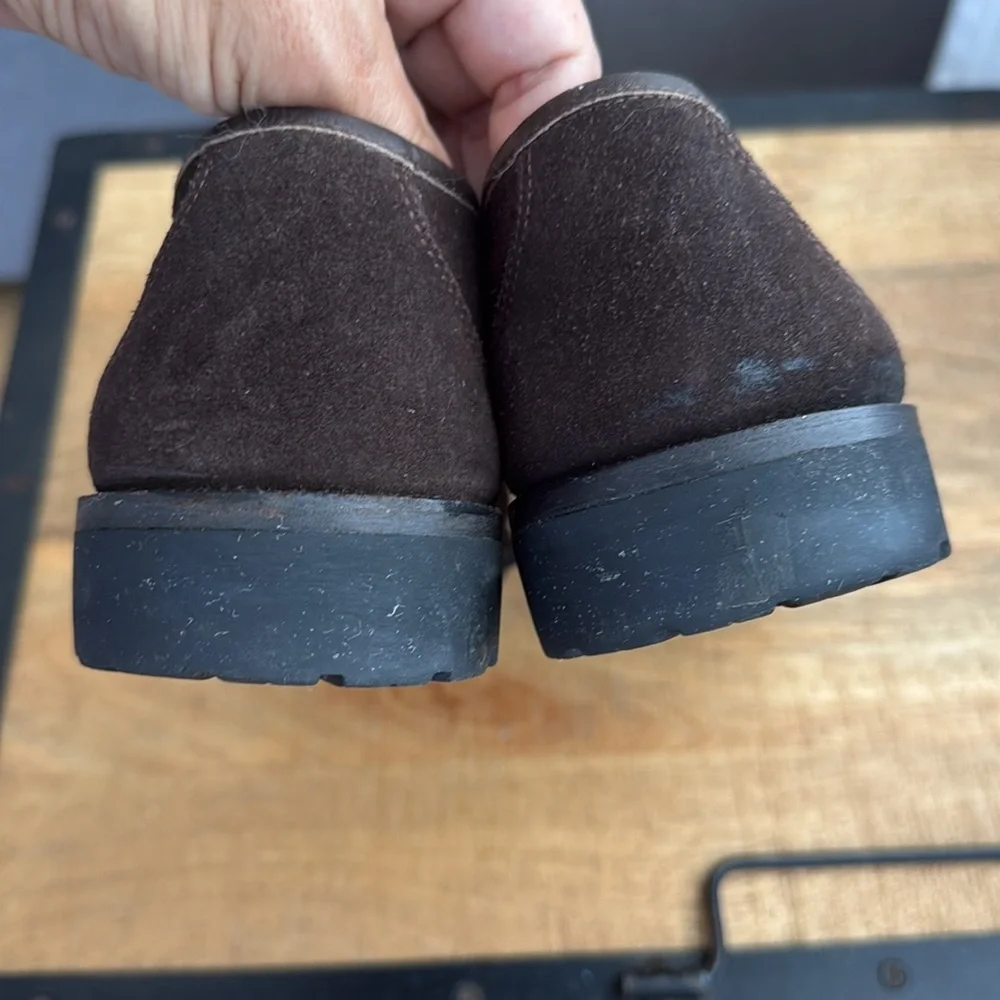 Salvatore Ferragamo Brown Suede Gancini Bit Loafers – Men’s Size 9